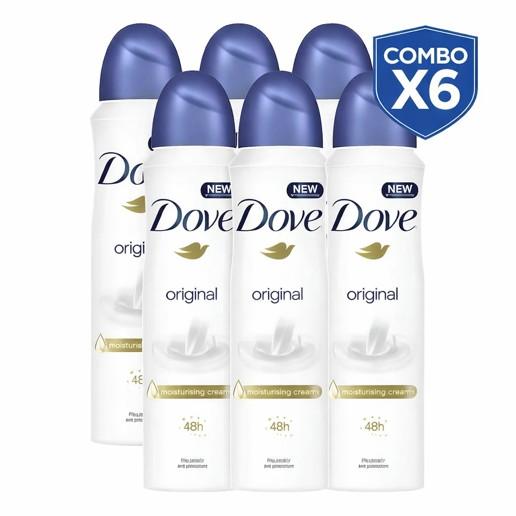 COMBO X6 - Dove Desodorante Antitranspirante X 150 ML