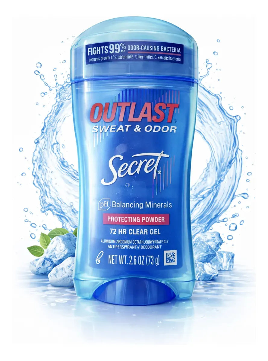 Pack X3 Secret Outlast Antitranspirante Gel 72hs